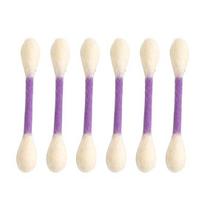 6Pcs Cotton Swabs Cat Toys with Catnip Giant Kitten Chew Sticks Indoor Cats Dental Care Teething Toy Big Felt Swab Interactive Boredom Toy