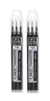 Pilot Frixion Ink Ballpoint Pen LFBKRF30EF3B Refill, 3-pack, 0.5mm Black, (2-pack)