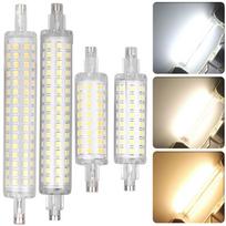 R7S LED 78mm 118mm Prožektoriaus Lemputė 2835 SMD Pakeičia 60W 120W Halogeninę 220V Lempą Sodui Gatvei 78mm 64leds šalta balta spalva