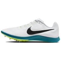Nike Zoom Rival Distance Balti Ryškiai Eglės Garų Žali Juodi Unisex Bėgimo Bateliai FZ9653-102 41