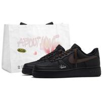Nike Air Force 1 Croissant Rankinė Žemi Batai Riedlentės Batai Vyriški Juodi Rudi CW2288-001(Komanda645-) 42