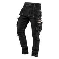 DENIM 5-pocket work trousers, black, size L