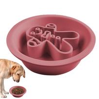 Dog Feeder Cute Silicone Food Bowl Dish Dog Cartoon Double Sided Dog Food Bowl Pet Feeding Supplies For Dry And Wet Food