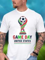 FIFA 2026 DTF Transfer Cute Mascot Soccer Trio Design 2026 World Cup Authorization High Quality T Shirt for Women Men Summer Casual Short Sleeve S balta