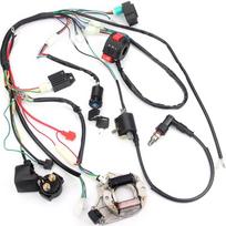 50/70/90/110Cc Cdi laidų surinkimo laidų rinkiniai ATV elektrinis keturių aušintuvas juoda
