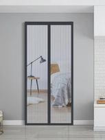 Uodų tinklas Uodų tinklas lango užuolaidai Flipper Zero Magnetinis durų tinklas Vabzdžių tinklelis Ecoflow Užuolaidų uždangalas Namų sodas 80x210cm juoda