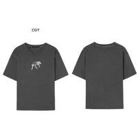 GUESS Korėja Hyunjin Stray Kids Aprangos Rinkinys Ilgomis Rankovėmis Marškinėliai / T-shirt Oficialus Key T-Shirt - Charcoal - M