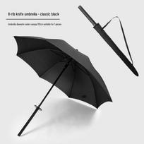 Custom Logo Katana Umbrella: Sun Protection, Semi-Automatic, Straight Handle for Sun and Rain