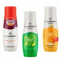 Set of 3 Sodastream Schwip Schwap concentrates + LemonLime + Orange Mango