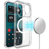 For Nothing Phone 4a Pro 5G Phone Case IMAK Shock-resistant Soft Magnetic Case Nothing Phone 4a Pro 5G balta