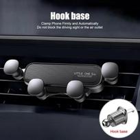 New Car Phone Holder Auto Air Vents Clip Mount Stand Extension Rod 360° Rotate Gravity Car Phone Holder Bracket GPS Support
