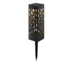 Aigostar - LED saulės lempa LED/0,006W/1,2V 28,5 cm juoda 3000K IP44