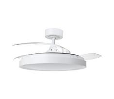 Aigostar LED reguliuojamas ventiliatorius 50W 230V 2700-6500K 106cm su DO balta