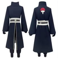 Anime Uchiha Obito Cosplay Kostiumas Paltai Elastingos Kelnės Diržas Pirštinės Cos Konvencijos Dovana Suaugusiųjų Versija Unisex L mėlyna