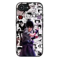 Animacinis Naruto Uchiha Sasuke telefono dėklas Apple iPhone 16 15 14 Plus 13 12 Mini 17 Pro Max + ProMax 16E Air 16+ Dėklas iPhone 13