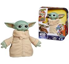 Hasbro STAR WARS The Mandalorian and Glogo Action Buddy Glogo Interactive Plush Action Toy for Kids Ages 4 and Up G3088 25.0 cm, Toy, Figure,