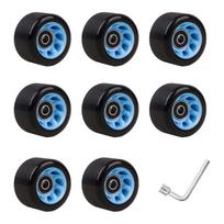 Double Row Skating Skateboard Quads Skate Replacement Wheel Roller Skate Wheel Light Up Wheel, Quads Roller Skate Wheel