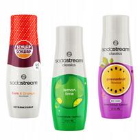 3 Sodastream Schwip Schwap koncentratų rinkinys + Citrina-Laimas + Pasifloras