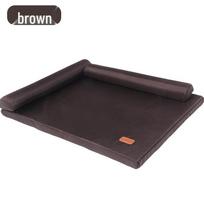 Atsparus vandeniui, nuimamas ir skalbiamas šunų guolio kilimėlis visais metų laikais - Vidutinio dydžio augintinio lizdas S 55*40*9cm kava