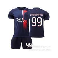 Paris Home Vaikų futbolo marškinėliai 2023-2024 - Nr.99 DONNARUMMA#S Nr.99 DONNORUMMA #S
