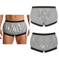 S-3XL Reusable Waterproof Diaper Cover for Adults Anti-leak Washable Briefs with Elastic Bands for Elderly Special Needs Nursing S mėlyna