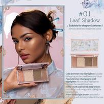 Flower Knows Butterfly Cloud Collar Collection Embossed Highlight & Contour Palette 16g 01 Leaf Shadow