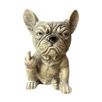 Funny French Planter Pot, Creative Dog Flower Pot, Garden Decor Statue, Unique Outdoor Plant Container One Size