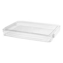 Plastikinė dokumentų laikymo dėžė A4 formato skaidri sukraunama organizatoriaus talpa dokumentams, pažymėjimams, iškarpų albumams, rankdarbiams, meno reikmenims Small