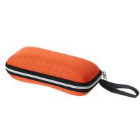Unisex Portable Zipper Glasses Box Eyeglasses Case Eyeglasses Accessories Glasses Holder oranžinė