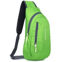 Vyriškas krūtinės krepšys Crossbody kuprinė lauko sportinė kelionių žinutė Patvari žalia