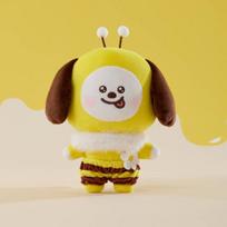 BT21 Medaus Bitės Edition Vidutinio dydžio pliušinis žaislas CHIMMY
