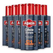 6 pakuotės Alpecin kofeino šampūno rinkinys natūraliems plaukų augimui ir nuo plaukų slinkimo - po 250 ml