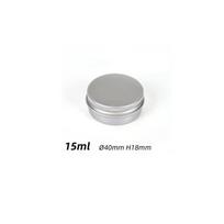 5–250 ml kosmetikos aliuminio skardinės Aliuminio dėžutės Sidabrinės aliuminio skardinės skardinės su užsukamu viršumi apvalios žvakių prieskonių skardinės skardinės skardinės su dangčiais