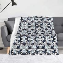 Banginis žudikas Orka Mėtomas pledas Itin minkštas pledas Šiltas plonas pledas namams lovai sofai Pledai Lovatiesės suaugusiems Vaikams 30x40in