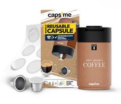 CAPSME Minimalist Pack daugkartinio naudojimo kapsulės (be kavos), Nespresso