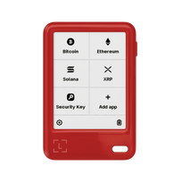 Ledger Nano Gen 5 Cherry Red Crypto Hardware Wallet with Recovery Key