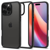 Spigen Crystal Hybrid, matinės juodos spalvos – Apple iPhone 16 Pro Max