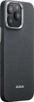 Pitaka Ultra-Slim dėklas, juodos spalvos (PitaTap) – Apple iPhone 16 Pro