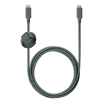 Native Union Anchor kabelis (USB-C – USB-C) 3m, žalios spalvos