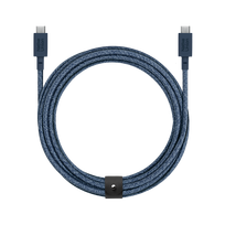 Native Union Belt kabelis XL (USB-C – USB-C) 3m, mėlynos spalvos