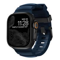 Nomad Rocky Point apyrankė, juodos spalvos/atlantic – Apple Watch 49/45/44/42mm