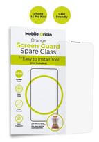 Mobile Origin Orange Screen Guard papildomas apsauginis stiklas aplikatoriui (aplikatoriaus komplekte nėra) Apple iPhone 14 Pro Max