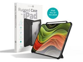 Mobile Origin Rugged dėklas, juodos spalvos – Apple iPad Pro 13″ (M5 2025/M4 2024)