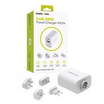 Mobile Origin GaN 30W Travel įkroviklis MO14, EU,USA,UK,AUS