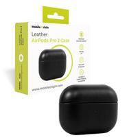Mobile Origin Leather dėklas, juodos spalvos – AirPods Pro 2