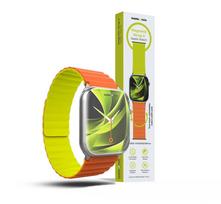 Mobile Origin magnetinė apyrankė laikrodžiui II, oranžinės spalvos/žalios spalvos – Apple Watch 49mm/46mm/45mm/44mm