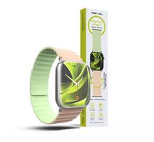 Mobile Origin magnetinė apyrankė laikrodžiui II, rožinės spalvos/šviesiai žalios spalvos – Apple Watch 49mm/46mm/45mm/44mm