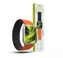 Mobile Origin magnetinė apyrankė laikrodžiui II, oranžinės spalvos/juodos spalvos – Apple Watch 49mm/46mm/45mm/44mm