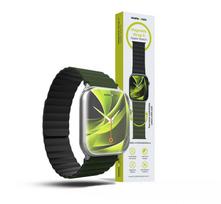 Mobile Origin magnetinė apyrankė laikrodžiui II, žalios spalvos/juodos spalvos – Apple Watch 49mm/46mm/45mm/44mm