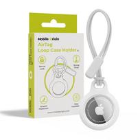 Mobile Origin Airtag Loop dėklas Holder A1, baltos spalvos